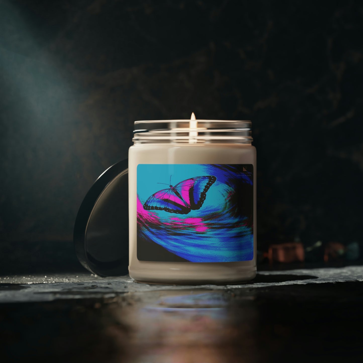 Space Butterfly - Scented Candle (P&B)