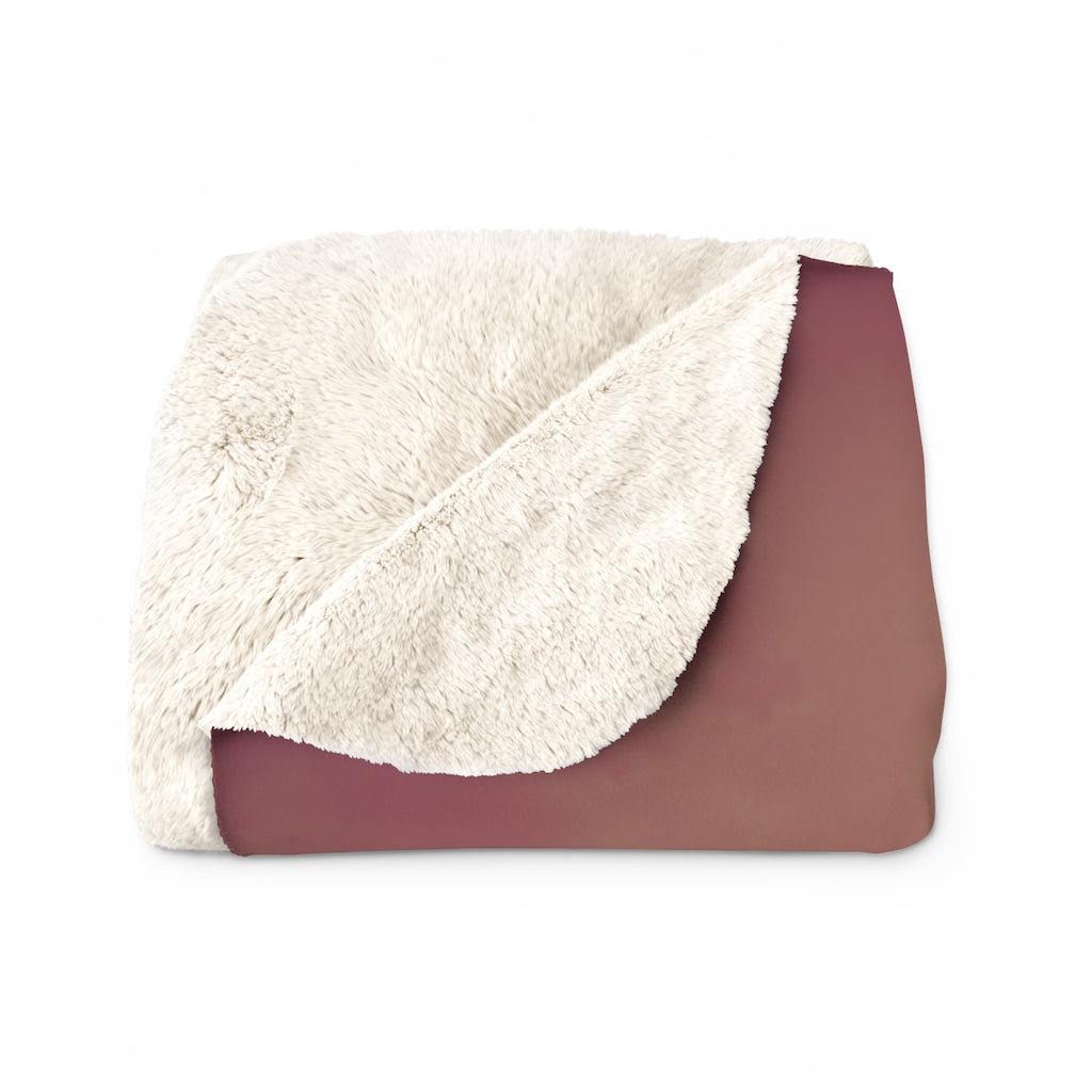 Cross In The Sunrise - Sherpa Fleece Blanket