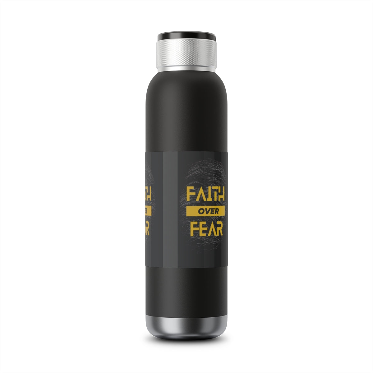 Faith Over Fear - Bluetooth Water Bottle