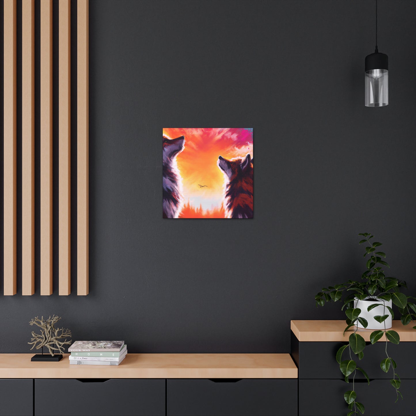 Wolves In A Vibrant World V4