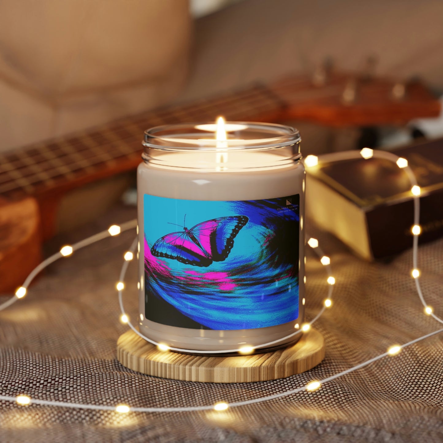Space Butterfly - Scented Candle (P&B)