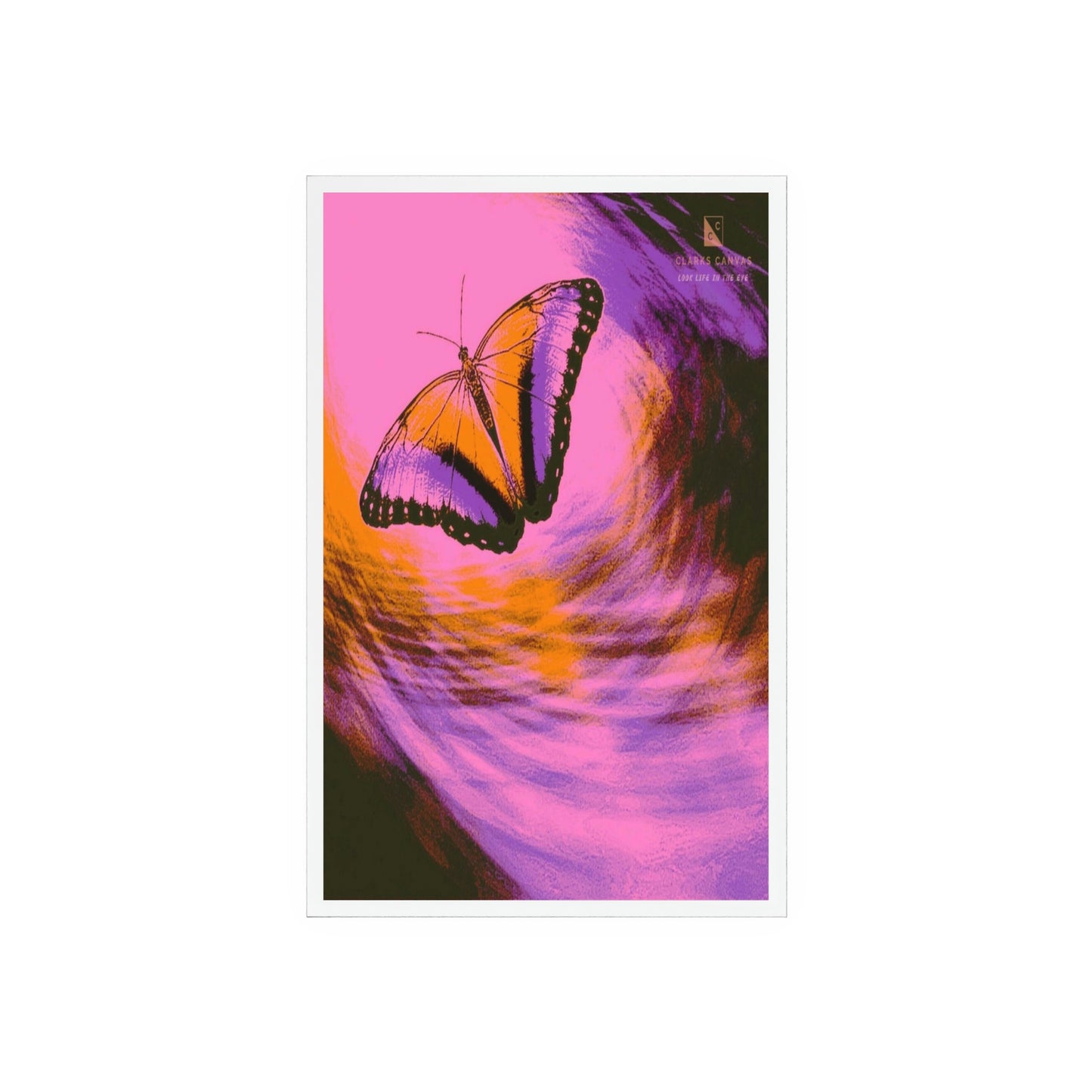 Space Butterfly - Acrylic Sign w/Wooden Stand (NBA P.S. Inspired)