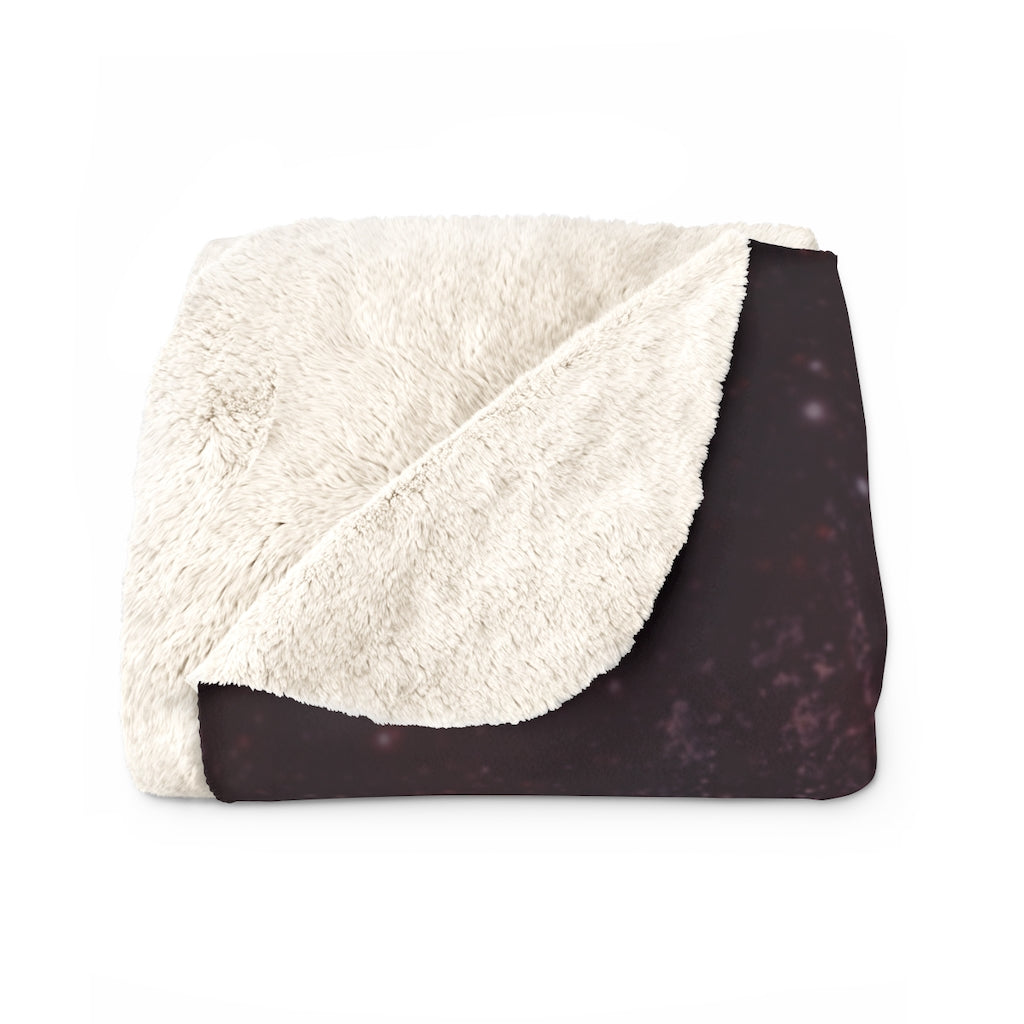Cross In The Sand - Sherpa Fleece Blanket