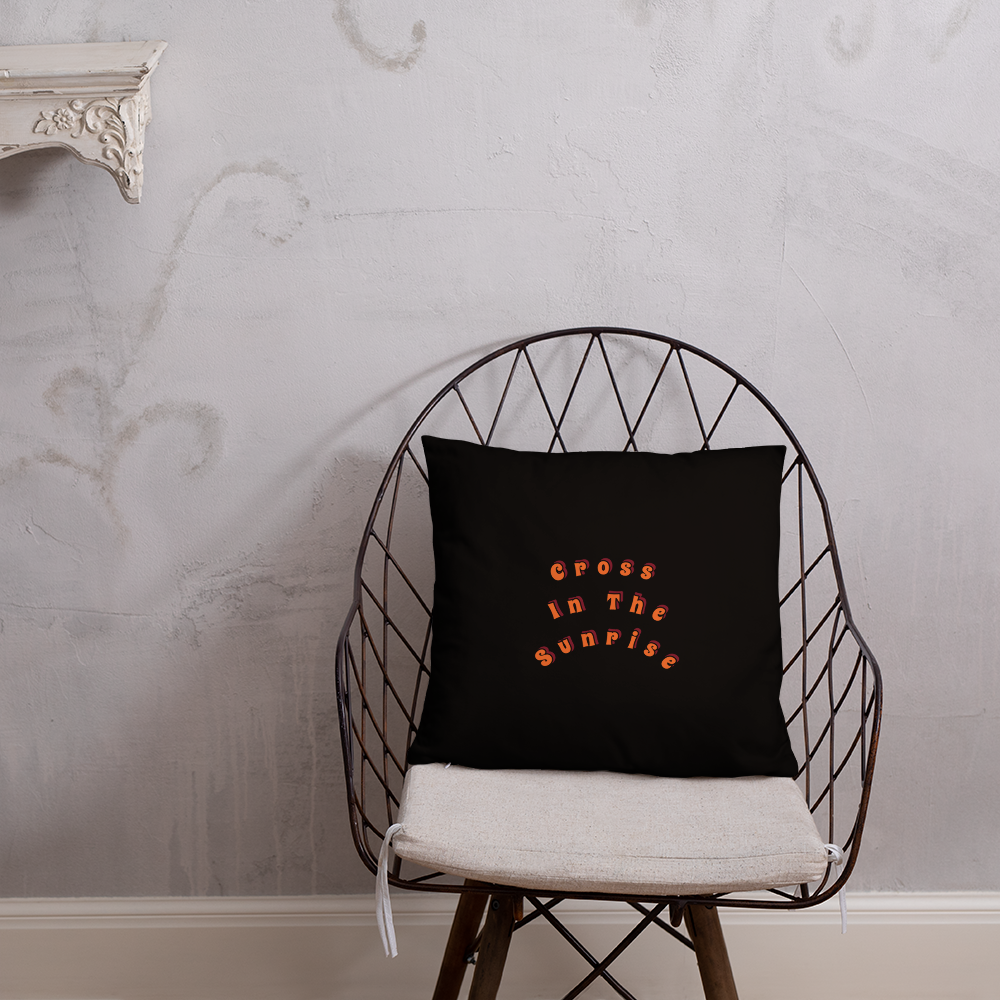 Cross In The Sunrise - Pillow