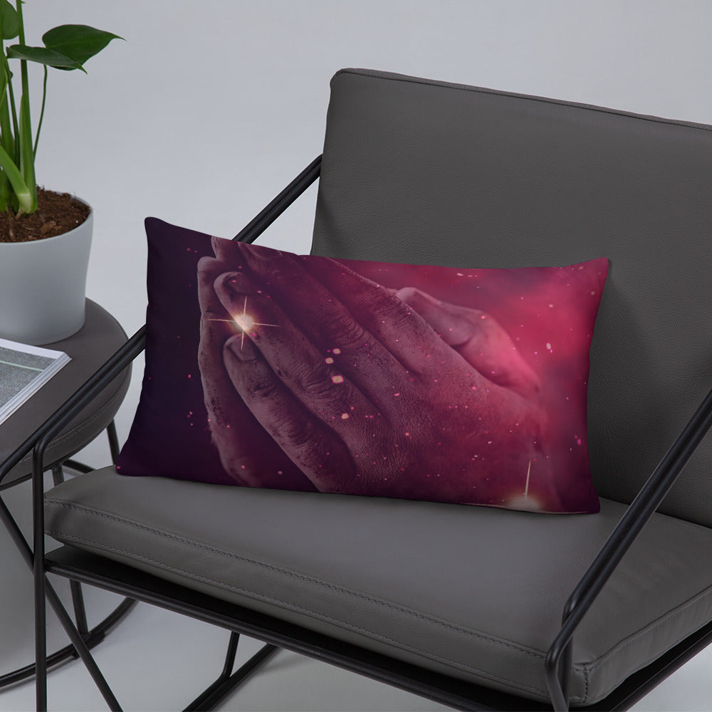 Galaxy Prayer Hands (Darker Shade) - Pillow