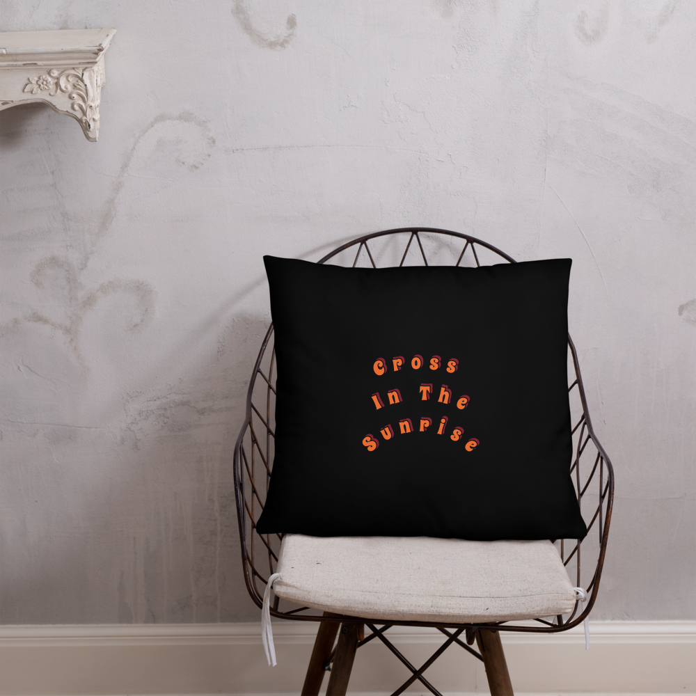 Cross In The Sunrise - Pillow
