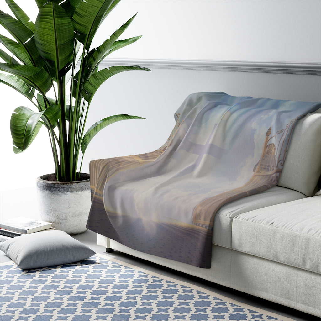 The Heavenly Gates - Sherpa Fleece Blanket