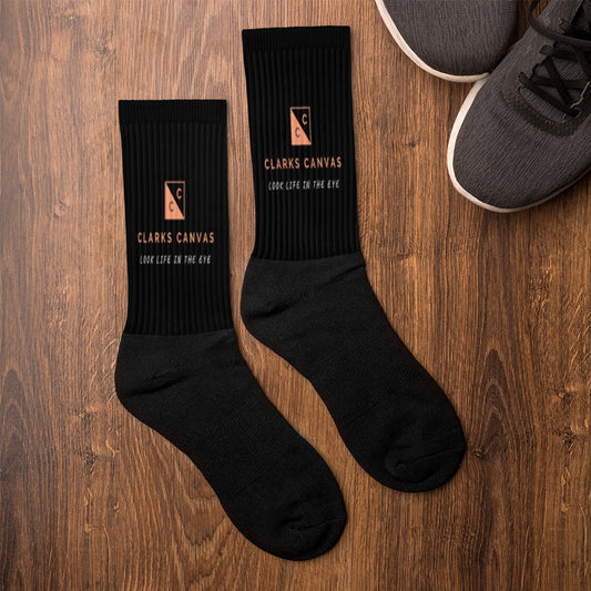 “ClarksCanvas Logo & Tagline” - Socks
