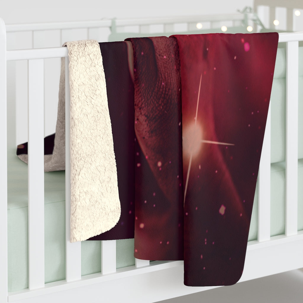 Galaxy Prayer Hands - Sherpa Fleece Blanket