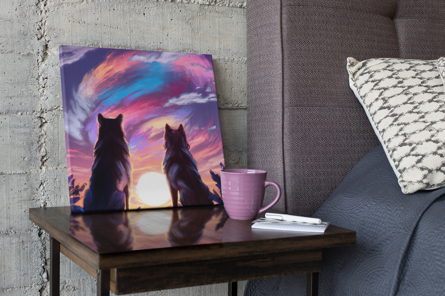 Wolves In A Vibrant World V2