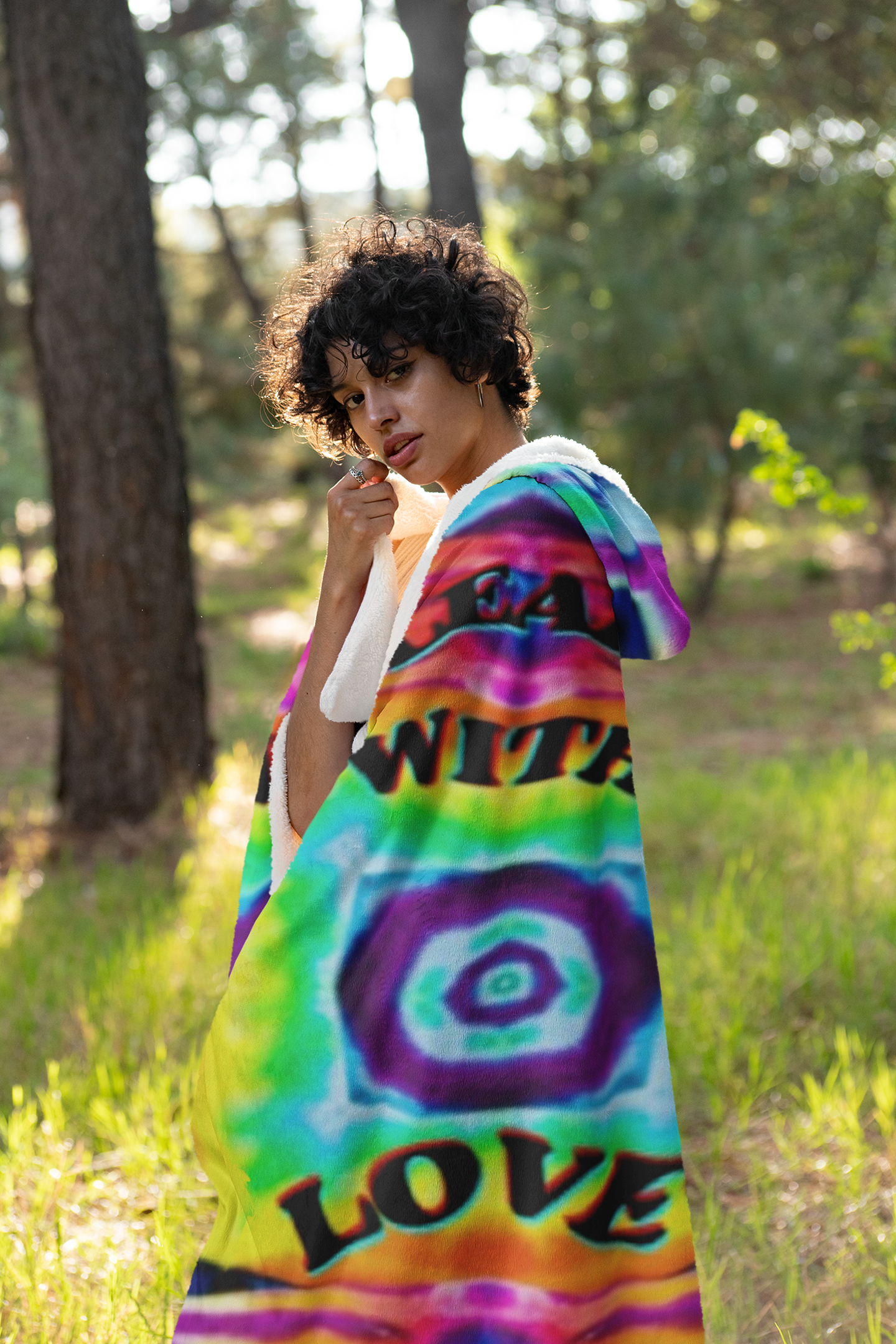 Lead With Love - Hoodie Blanket