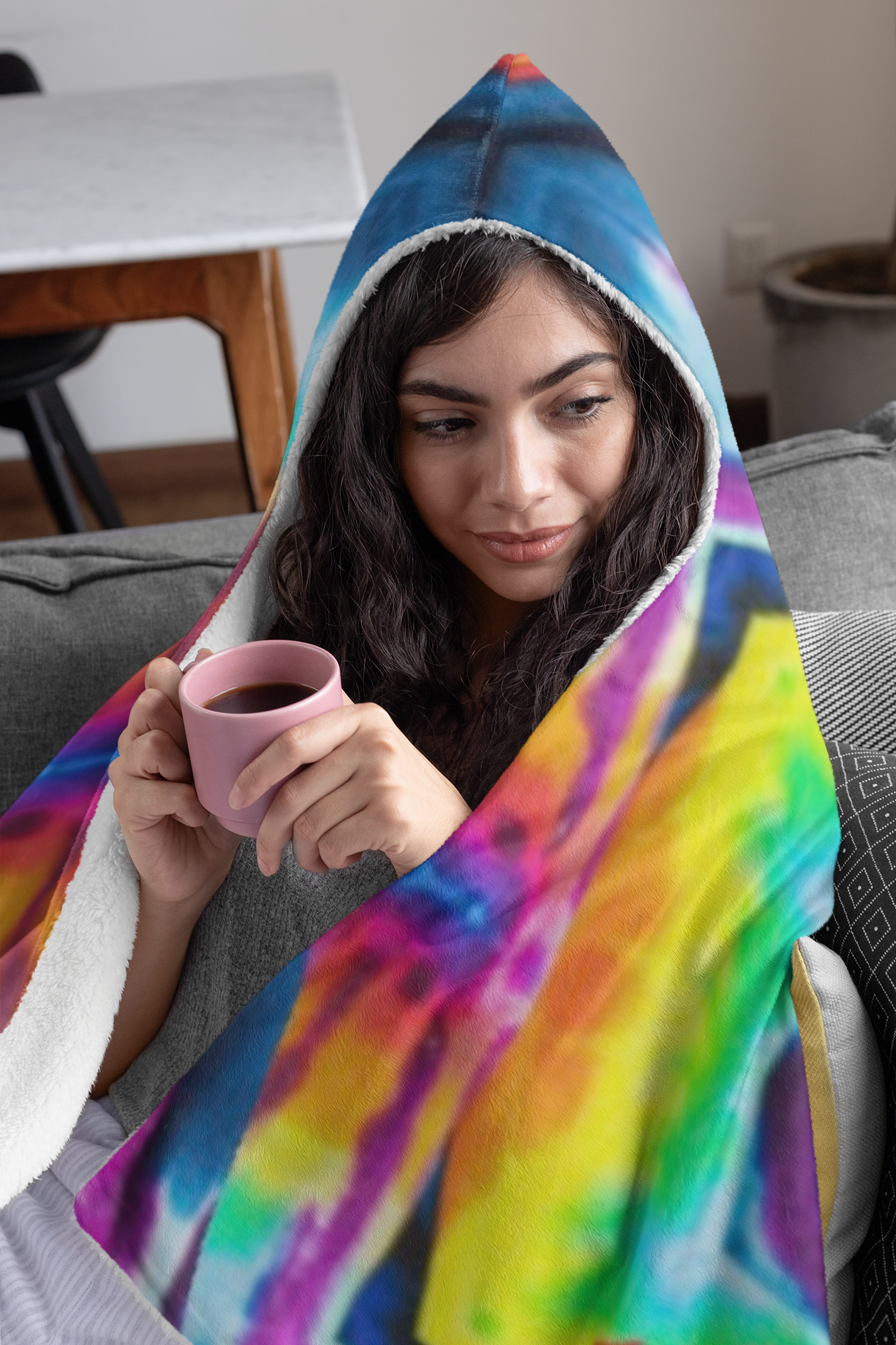 Lead With Love - Hoodie Blanket