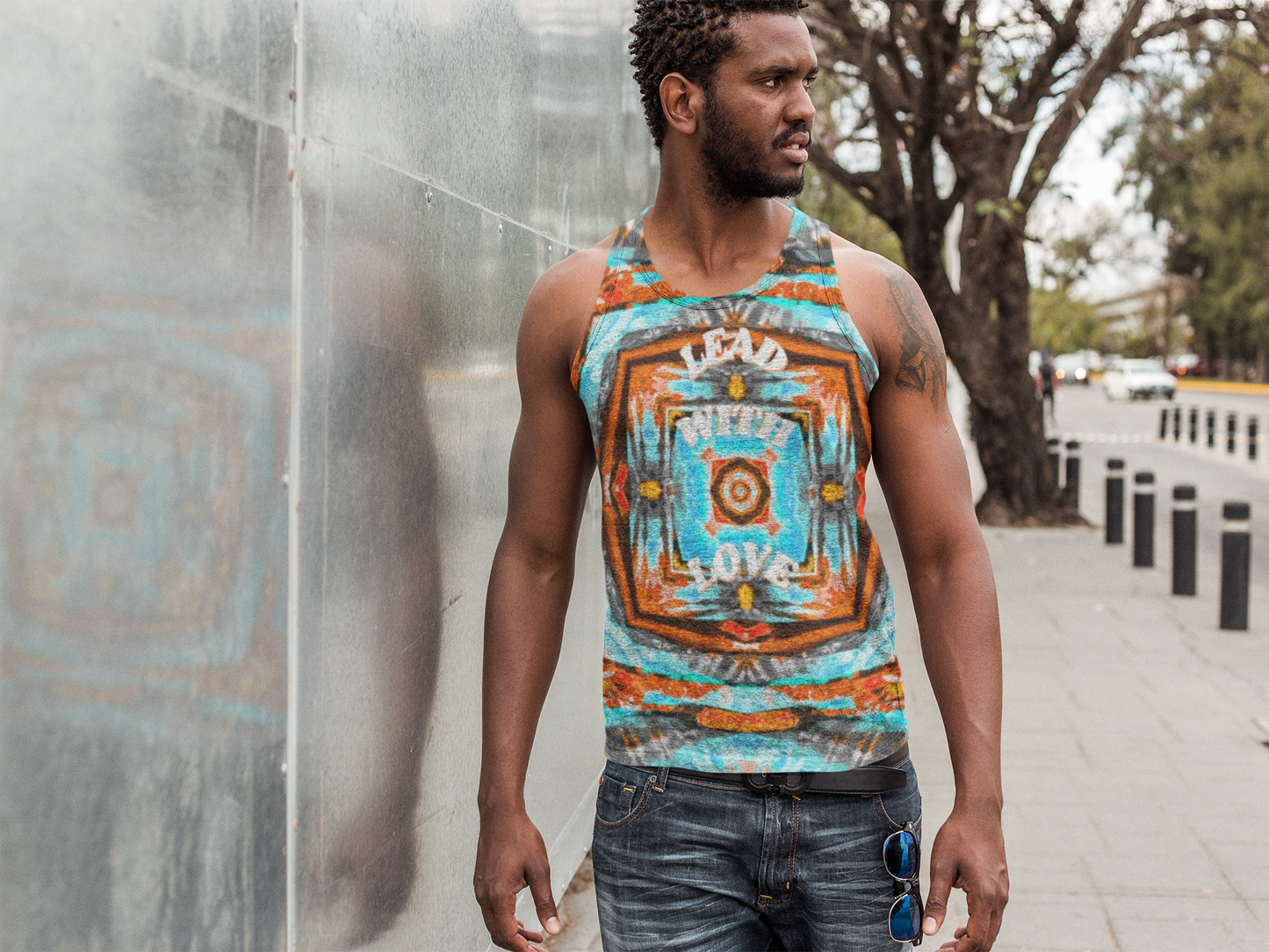 Lead With Love - Mens Tank Top