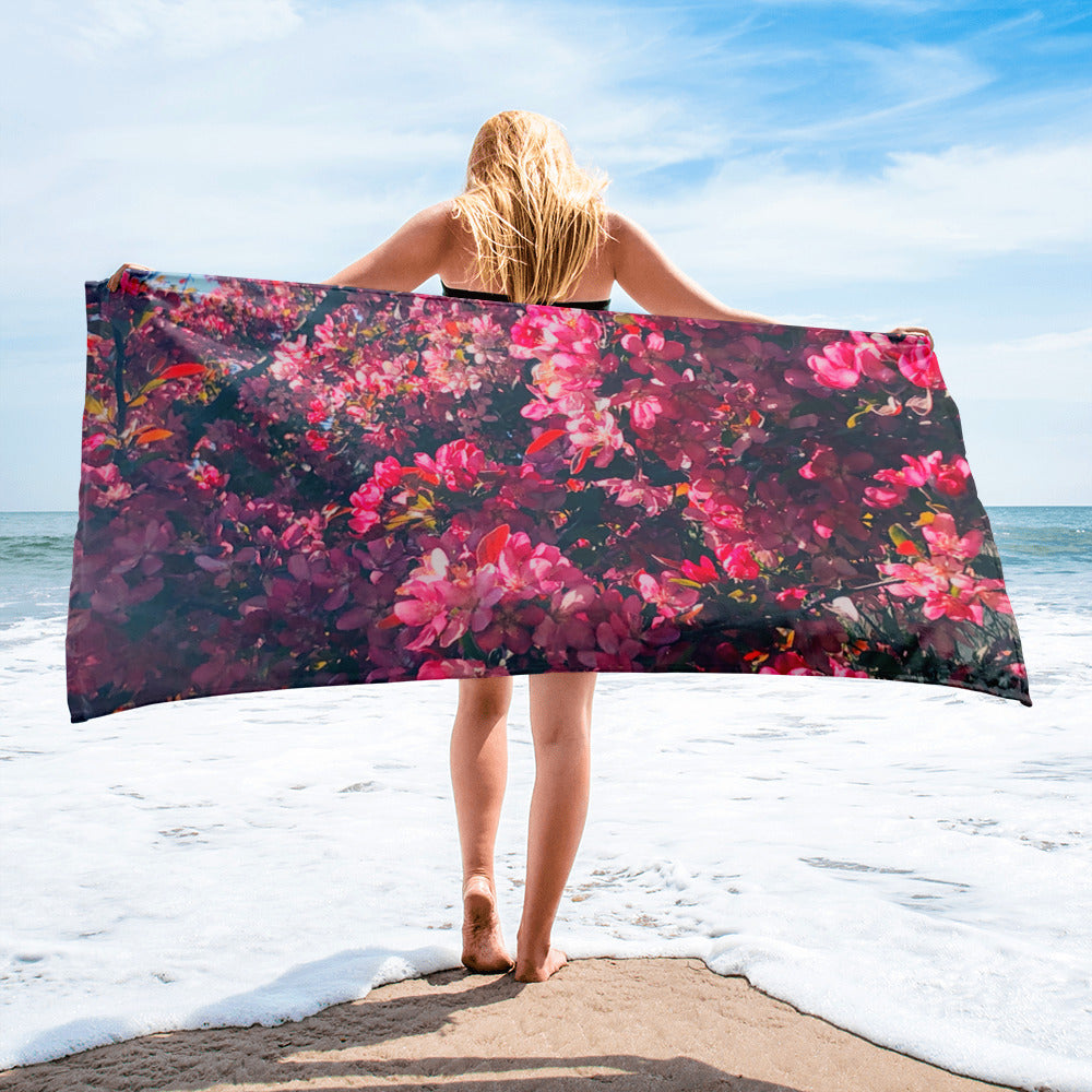 “Vibrant Awakening” (April 2021) - Beach Towel