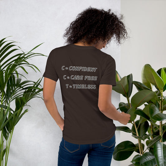 C.C.T. (Confident, Care-Free & Timeless) Shirt (Brown/Grey)