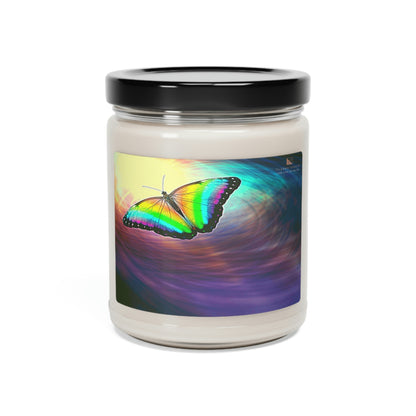 Space Butterfly - Scented Candle (Tye Dye)