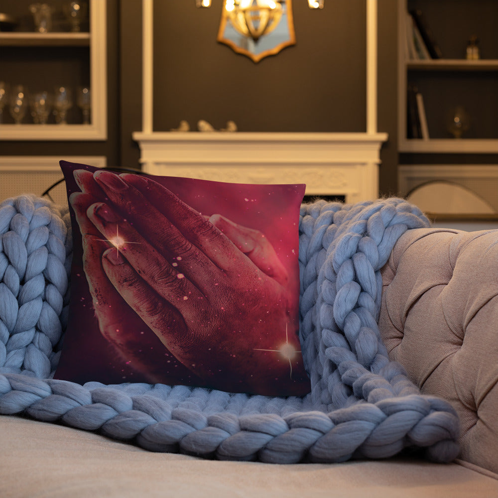 Galaxy Prayer Hands - Pillow