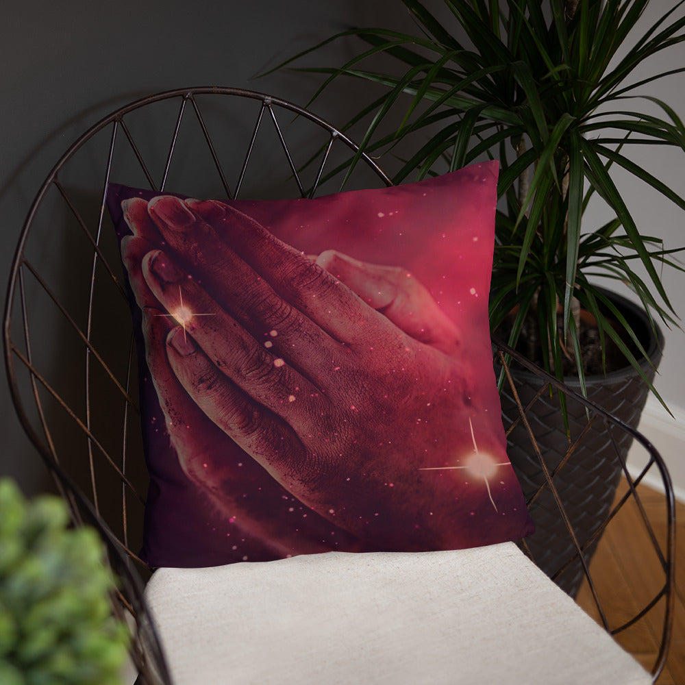 Galaxy Prayer Hands - Pillow