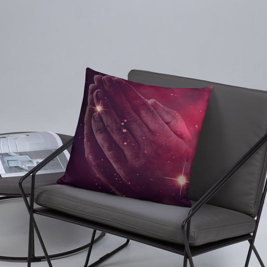 Galaxy Prayer Hands (Darker Shade) - Pillow