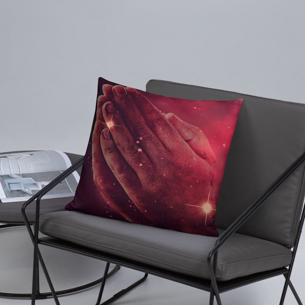 Galaxy Prayer Hands - Pillow