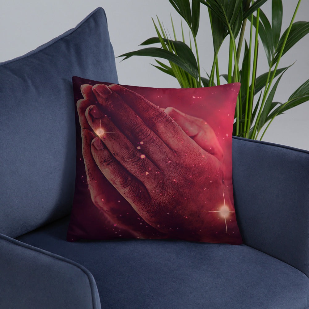 Galaxy Prayer Hands - Pillow