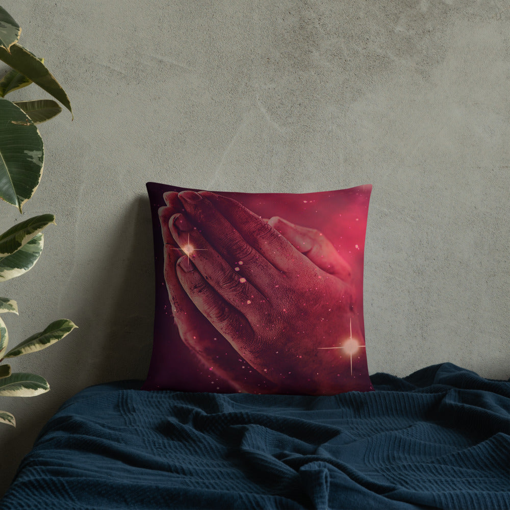 Galaxy Prayer Hands - Pillow