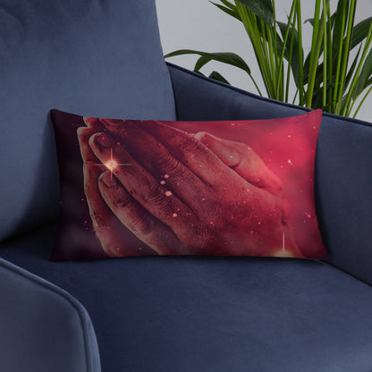 Galaxy Prayer Hands - Pillow