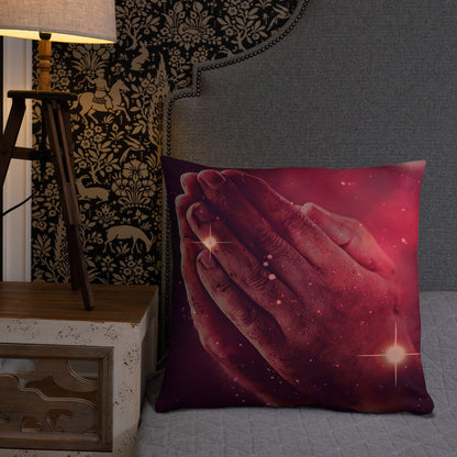 Galaxy Prayer Hands - Pillow