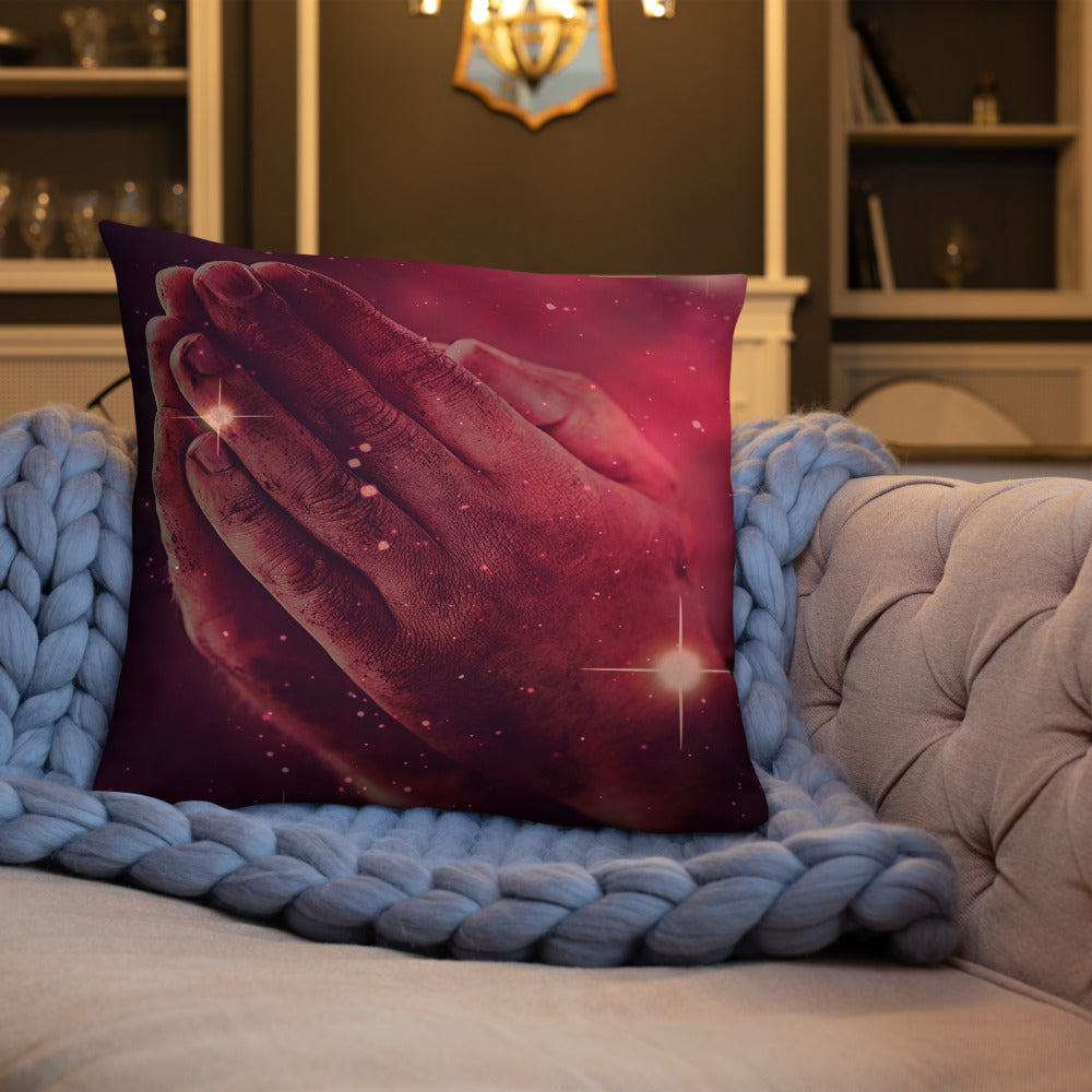 Galaxy Prayer Hands - Pillow