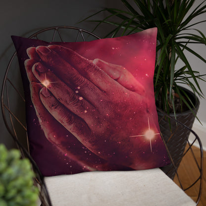 Galaxy Prayer Hands - Pillow