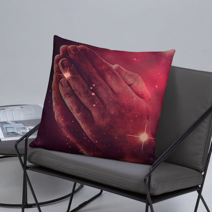 Galaxy Prayer Hands - Pillow