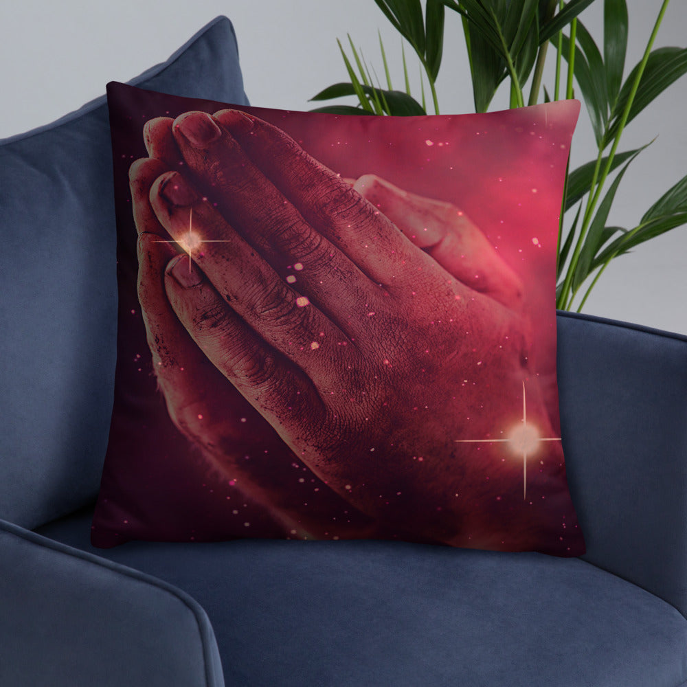 Galaxy Prayer Hands - Pillow