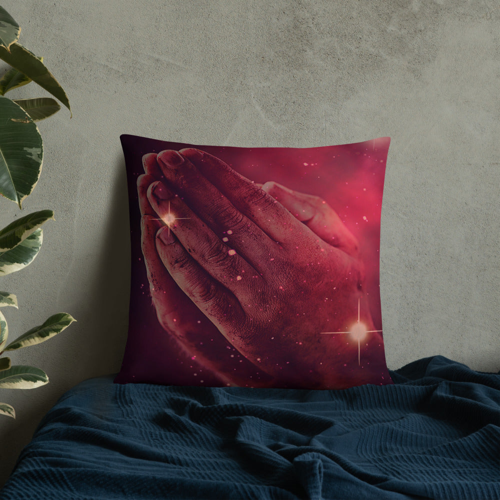 Galaxy Prayer Hands - Pillow