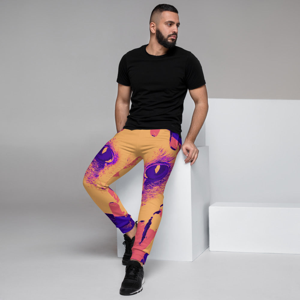 “Divine Feline” (Outrun Edition) - Men's Joggers