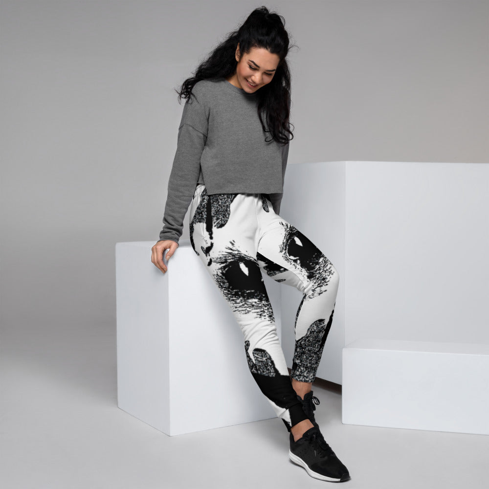 “Divine Feline” (Faded Edition) - Women's Joggers