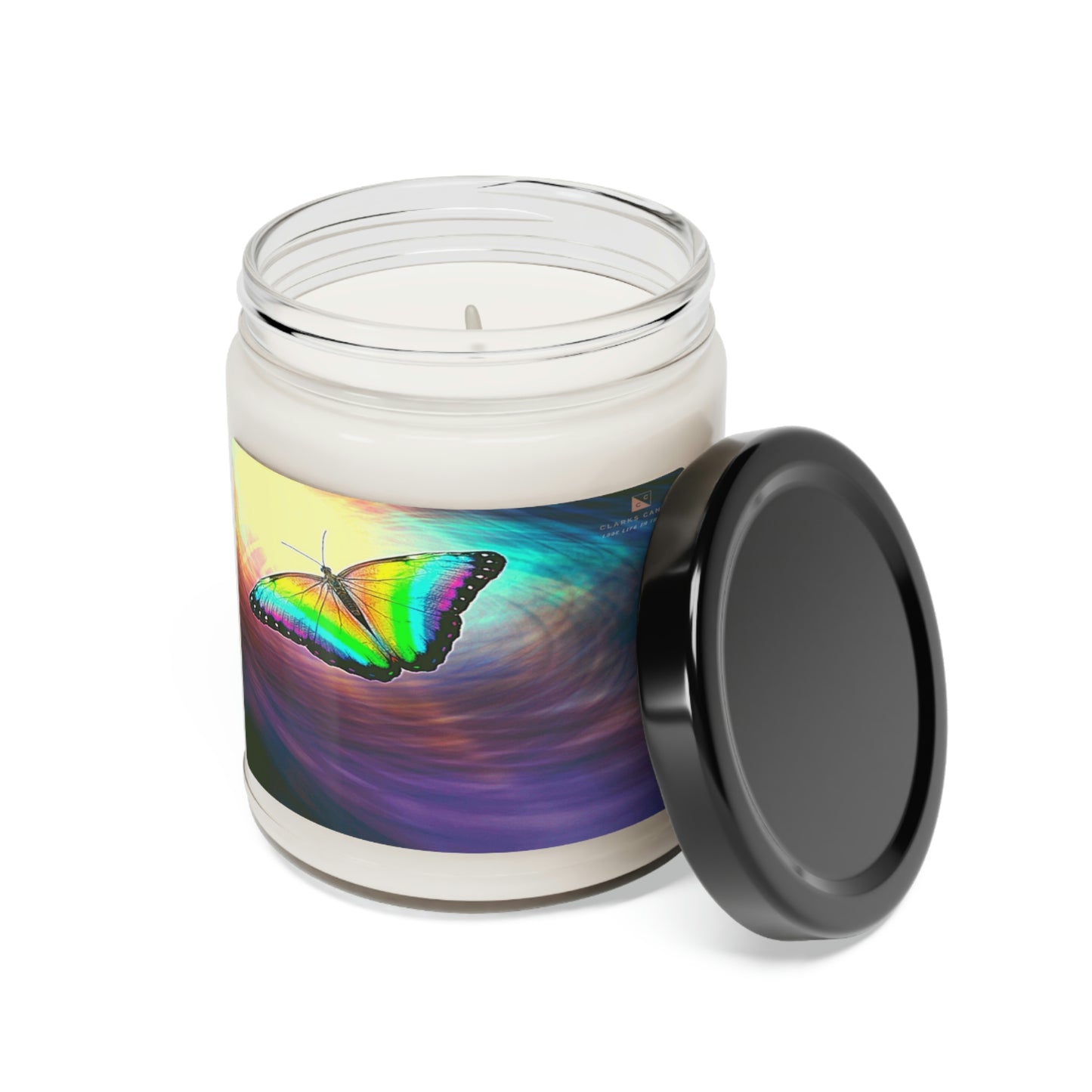 Space Butterfly - Scented Candle (Tye Dye)