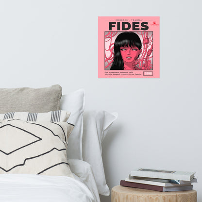 “Fides” - (Red & Black) Poster