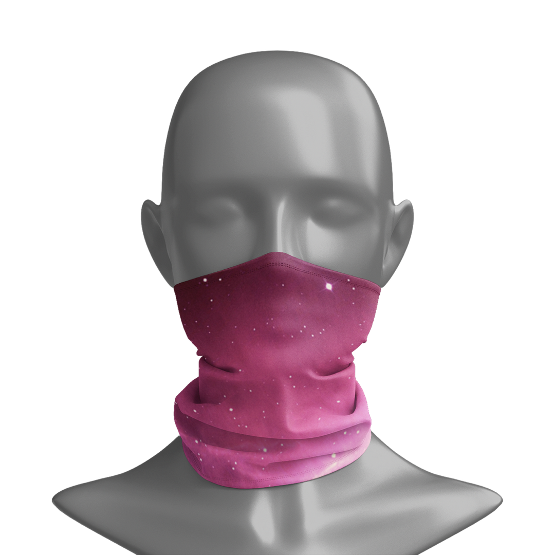 Pink “Orion Stars” Neck Gaiter