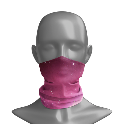 Pink “Orion Stars” Neck Gaiter