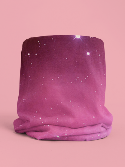 Pink “Orion Stars” Neck Gaiter