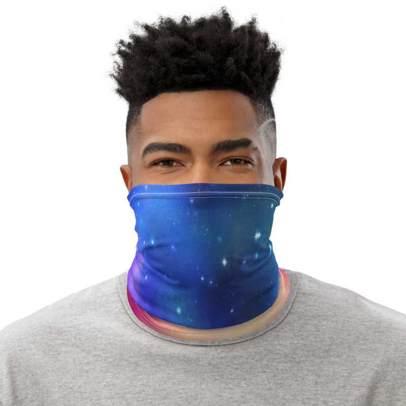 “Purple & Blue Stars” Neck Gaiter