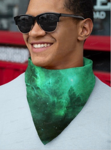 “Green Galaxy” Neck Gaiter