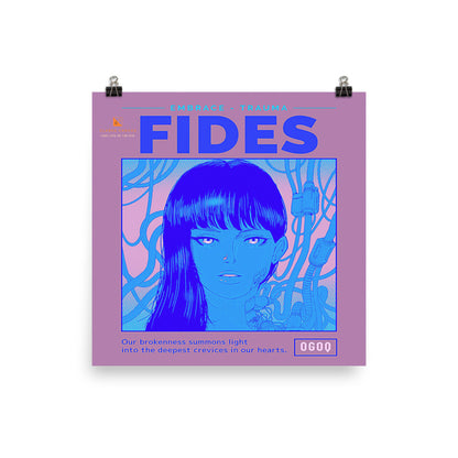 “Fides” - (Sapphire Blue) Poster