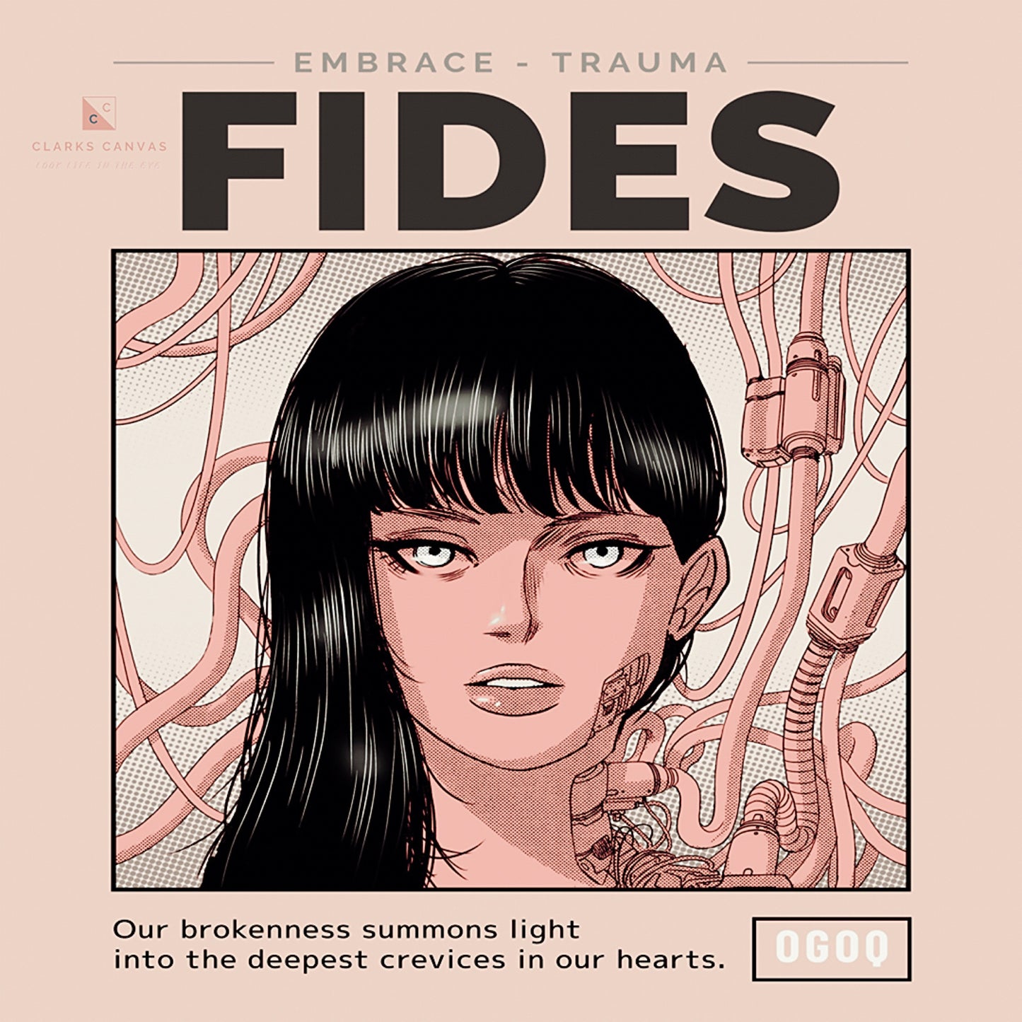 “Fides” - (Tan, Brown & Black) Poster