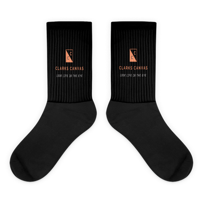 “ClarksCanvas Logo & Tagline” - Socks