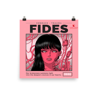 “Fides” - (Red & Black) Poster