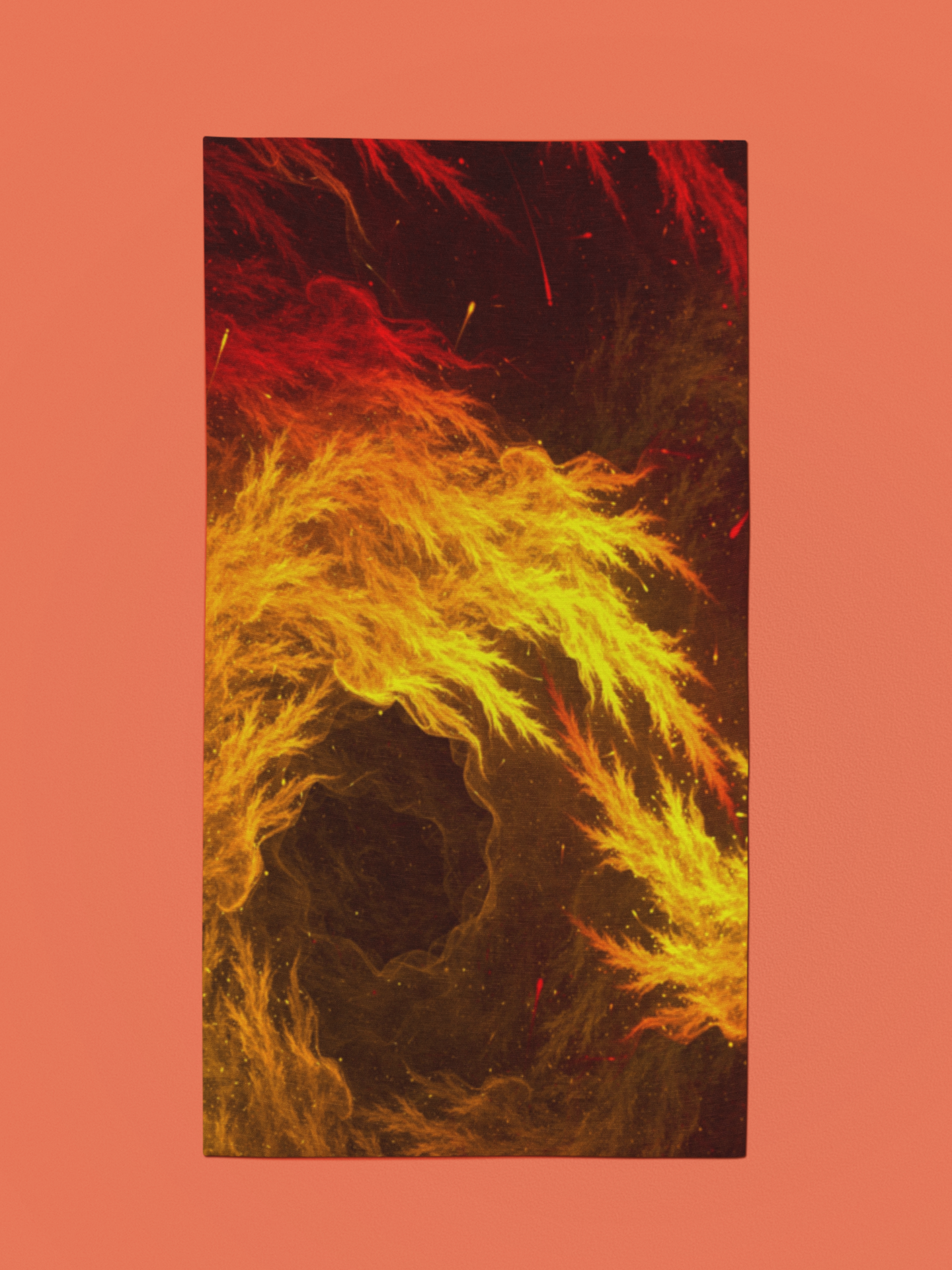 “Fire Abstract” Neck Gaiter