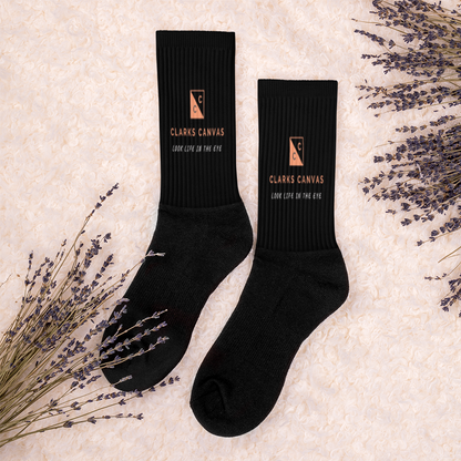 “ClarksCanvas Logo & Tagline” - Socks