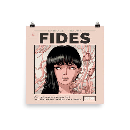 “Fides” - (Tan, Brown & Black) Poster