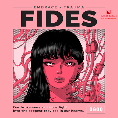 “Fides” - (Red & Black) Poster